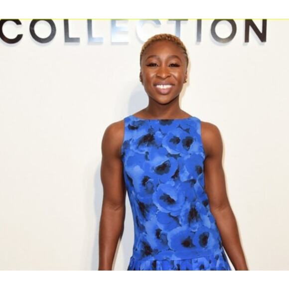 $2295 MICHAEL KORS COLLECTION Made in Italy Blue Black Floral Designer Dress 14 - Picture 4 of 15